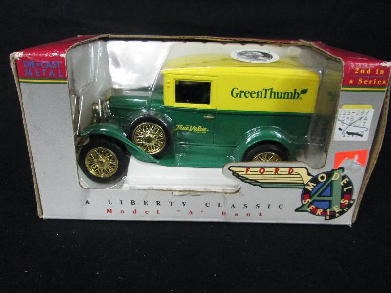 lot 56 image: Liberty Die Cast Coin Bank Ford Model A