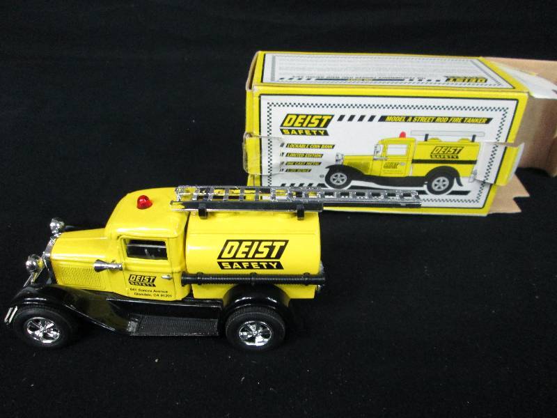 lot 61 image: Liberty Die Cast Coin Bank Diest Safety