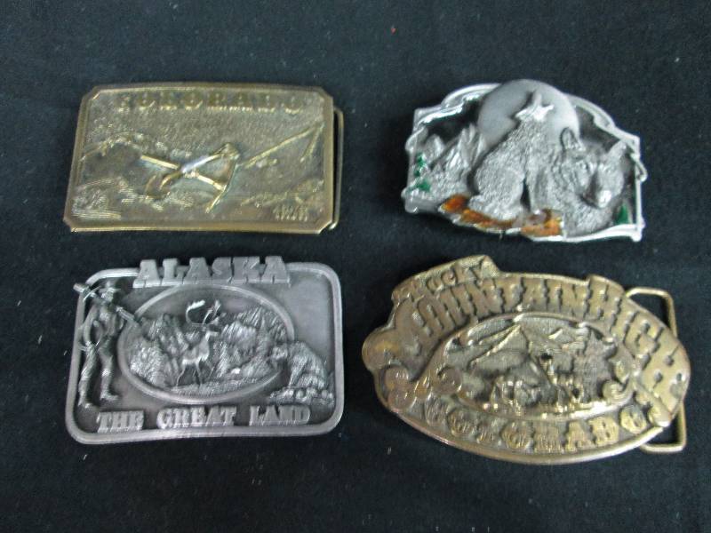 lot 69 image: 4 Colorado Belt Buckles