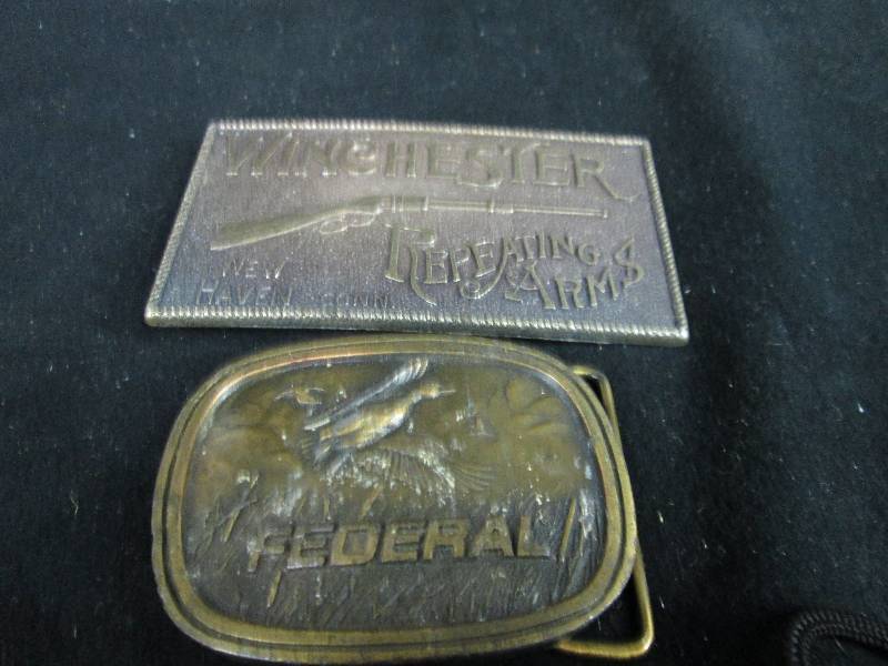 lot 72 image: Winchester & Federal - Belt Buckles