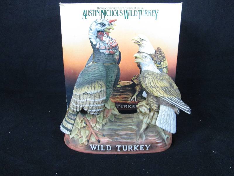 lot 106 image: Wild Turkey Decanter Turkey & Eagle
