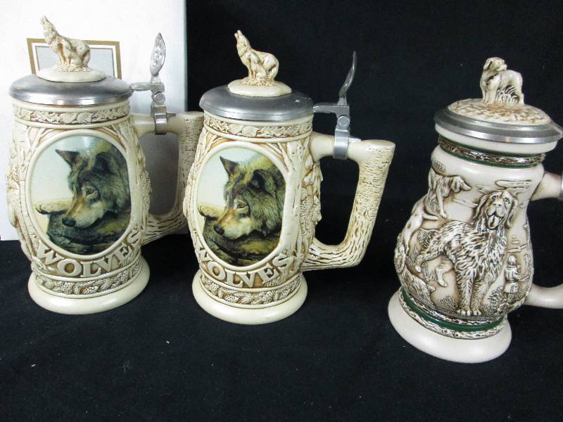 lot 165 image: 3 Avon Beer Steins