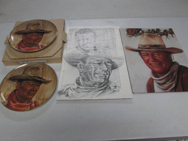 lot 195 image: John Wayne Plates