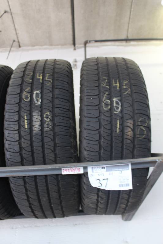 lot 37 image: Lot of (2) P24560R18 Tires