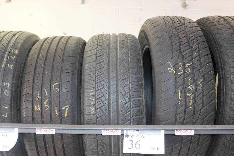 lot 36 image: Lot of (3) Misc Sized Tires