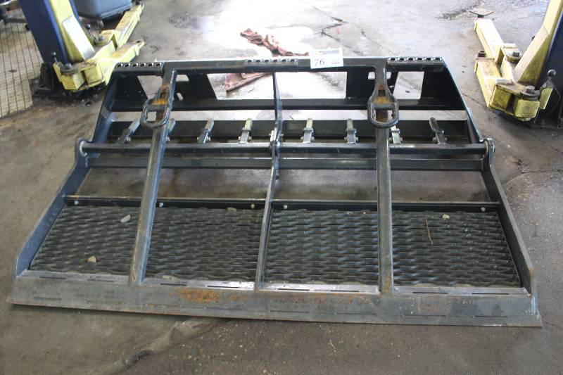 lot 76 image: Bob Cat Quick Attach Land Planer
