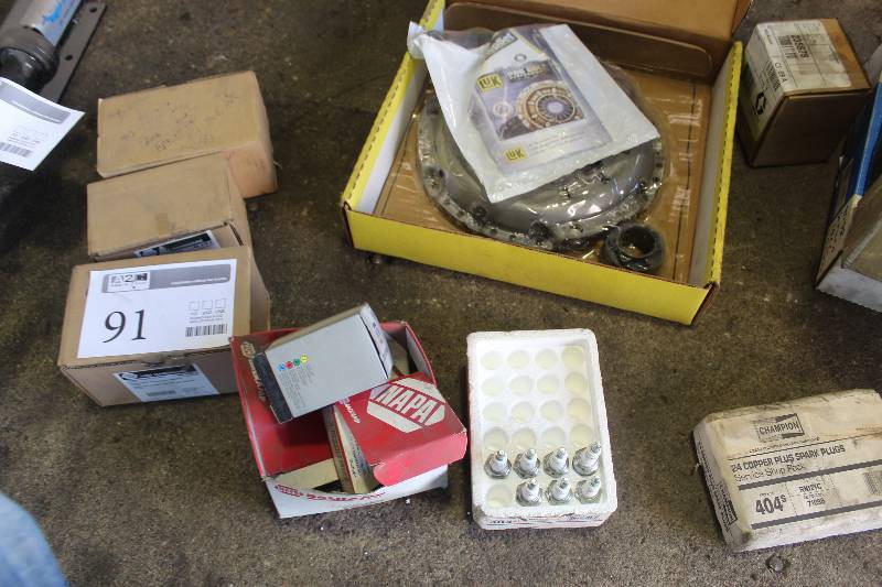 lot 91 image: Lot of Auto Parts Including Champion 404S 24 Copper Plus Spark Plugs, Audi A4 Quattro V6, NAPA Tubeless Snap-in Tire Valve