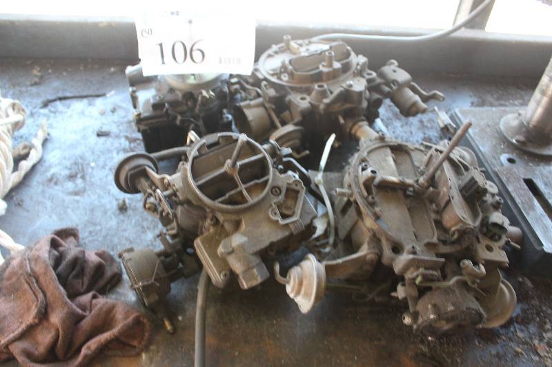 lot 106 image: Lot of (4) Carburetors