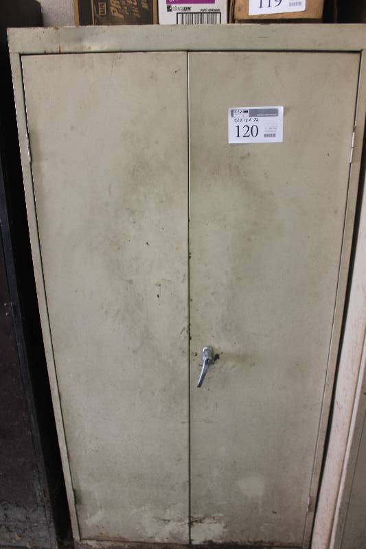 lot 120 image: 2-Door Metal Cabinet
