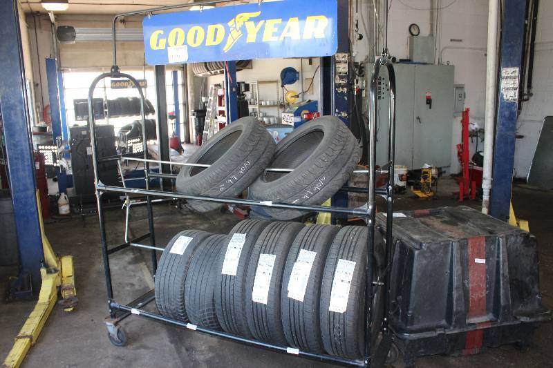 lot 139 image: Goodyear Tire Rack