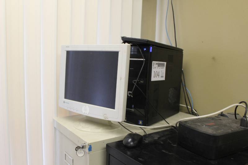 lot 104 image: Lot of Surveillance Equipment Including 1) Server AND 6) Cameras