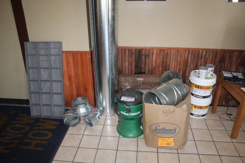 lot 171 image: Corner Lot Including Ducting, Sheetrock Compound Epoxy Grout