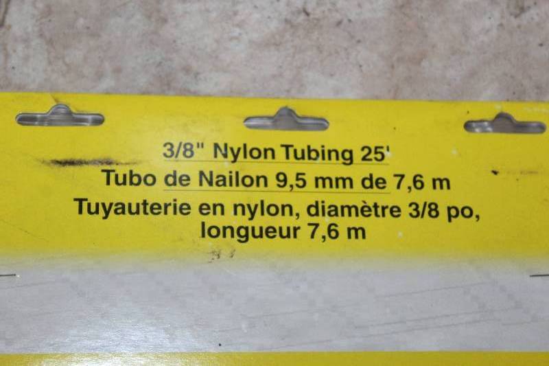 lot 204 image: Lot of (3) 38 Nylon Tubing 25, 516 Nylon Tubing 25, 3-In-1 Service Set