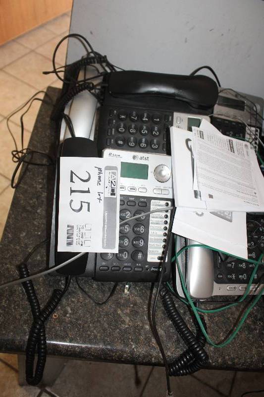 lot 215 image: Lot of Phone Equipment