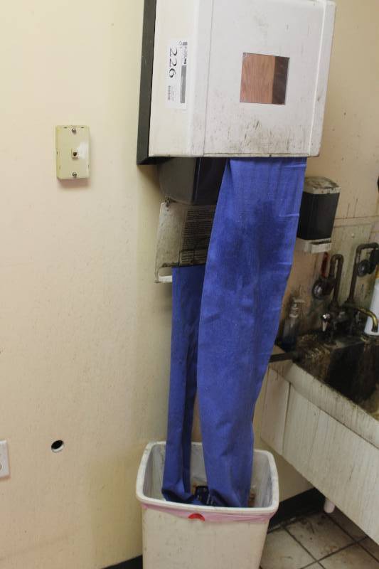 lot 226 image: Lot of (2) Revolving Cloth Hand Towel Dispensers
