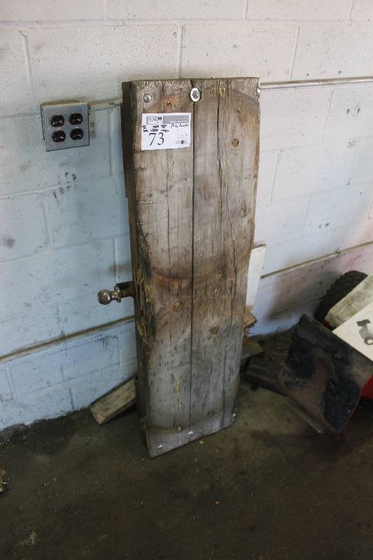 lot 73 image: Push Bumper for Skid Steer Loader