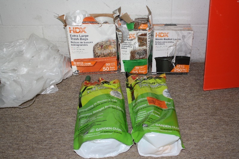 Trash Bag Liners and Yard Items