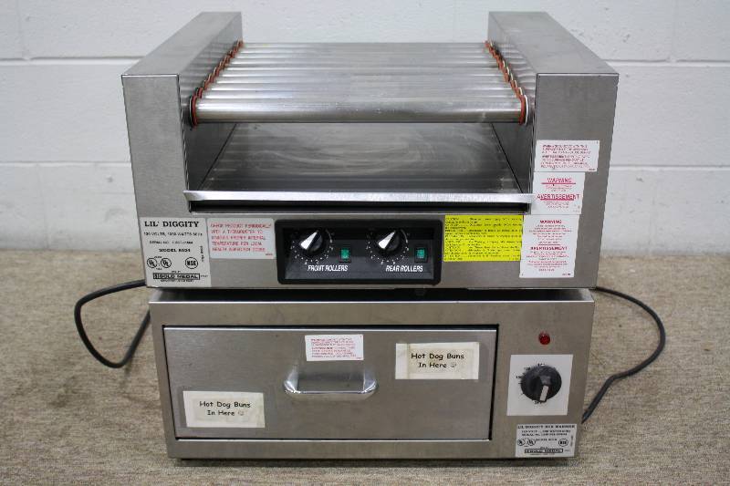Commercial Hot Dog Roller & Bun Warmer