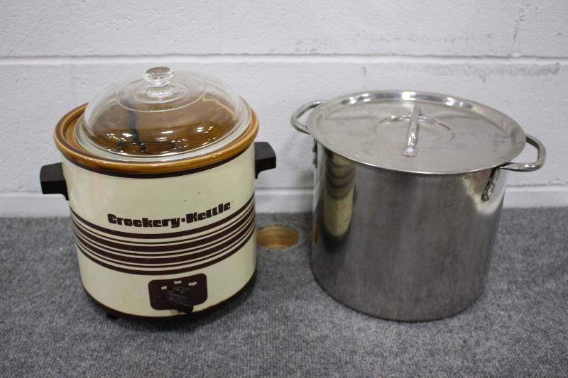Stainless Steel Cooking Pot and Crock Pot