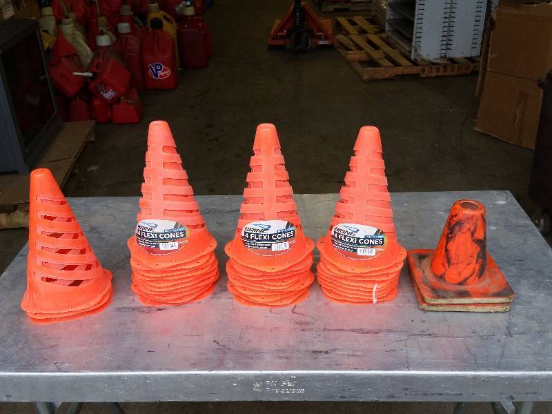 Brine 9 Sports Flexi Cones x33  (2) Rubber Cones