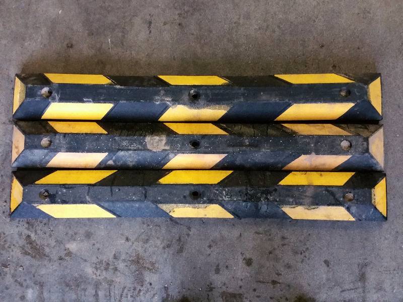 48 Rubber Block Tire Guide  Parking Curb x3