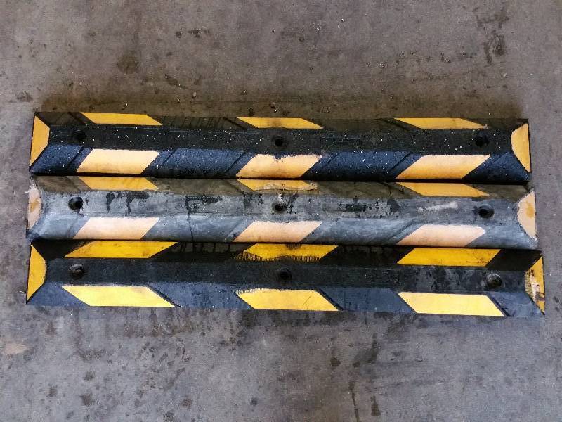 48 Rubber Block Tire Guide  Parking Curb x3