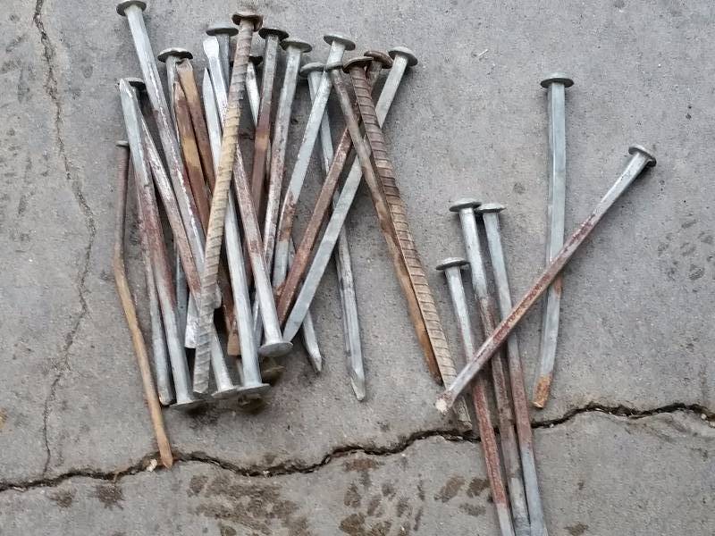 Stakes for Tire Guides  Parking Curbs  Etc. x26