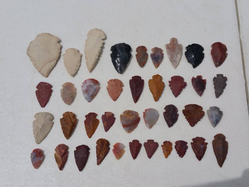 lot 59 image: Group of (38) Arrow Heads