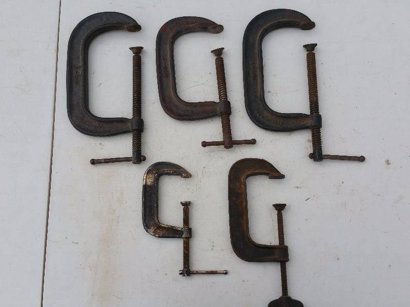 lot 88 image: Assortment of USA C Clamps
