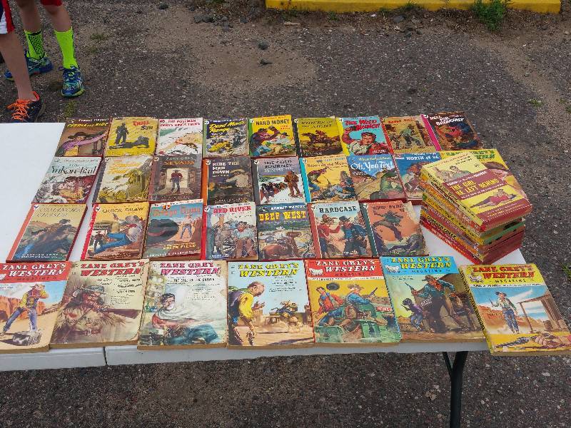 lot 110 image: Large Group of Westerns and Mystery Paperbacks