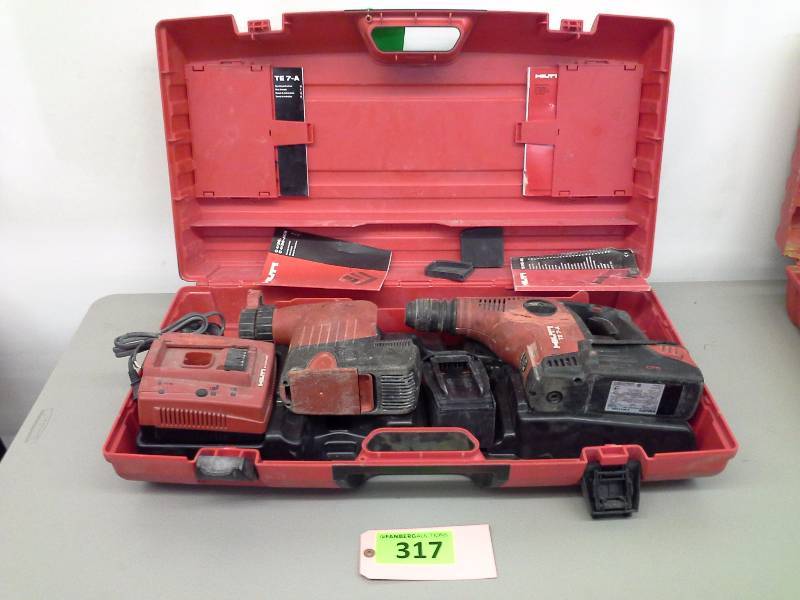 lot 317 image: Hilti TE 7-A Cordless Rotary Hammer