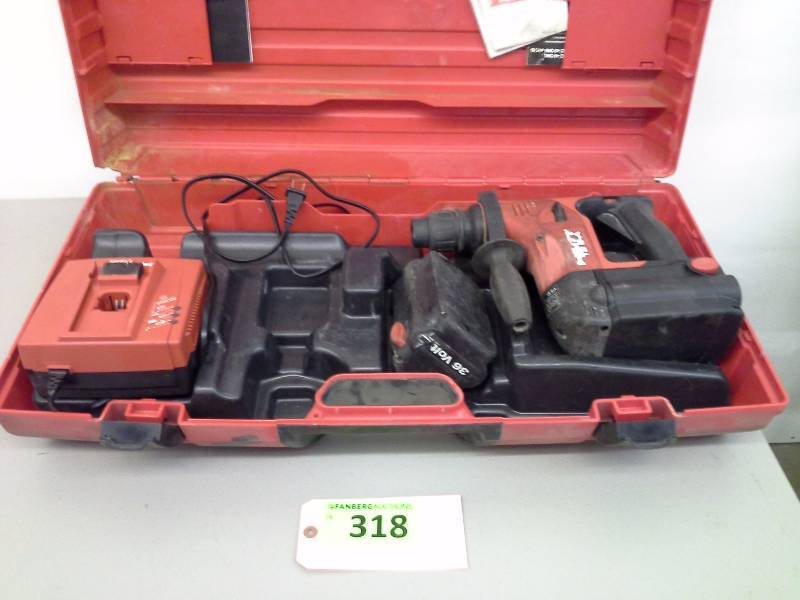 lot 318 image: Hilti TE 6-A Cordless Rotary Hammer