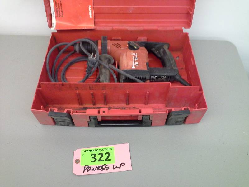 lot 322 image: Hilti TE 15-C Hammer Drill