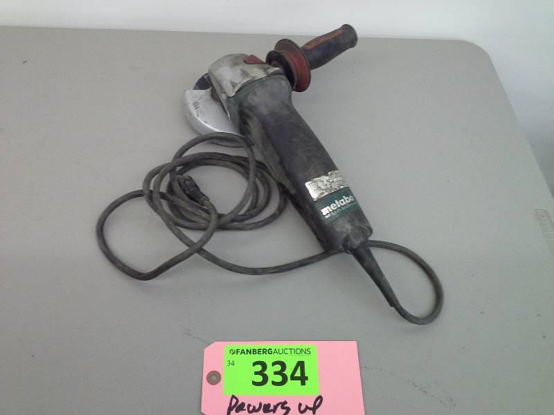 lot 334 image: Metabo Grinder