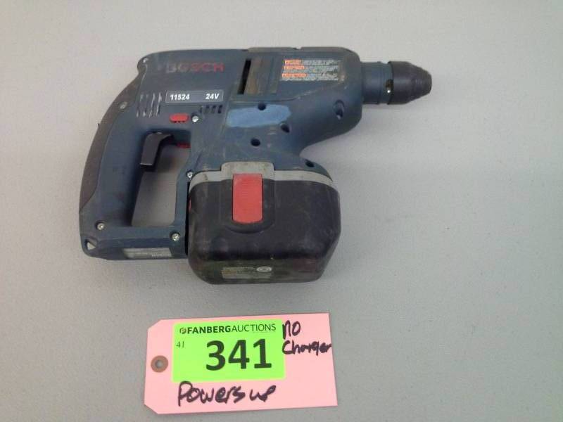 lot 341 image: Bosch 11524 Cordless Rotary Hammer (No Charger)