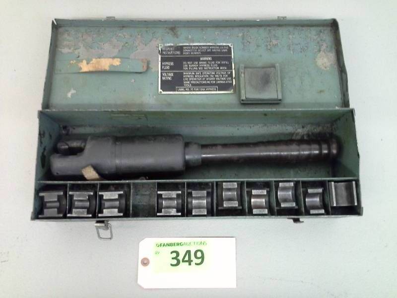 lot 349 image: Crimping Tool with Dies