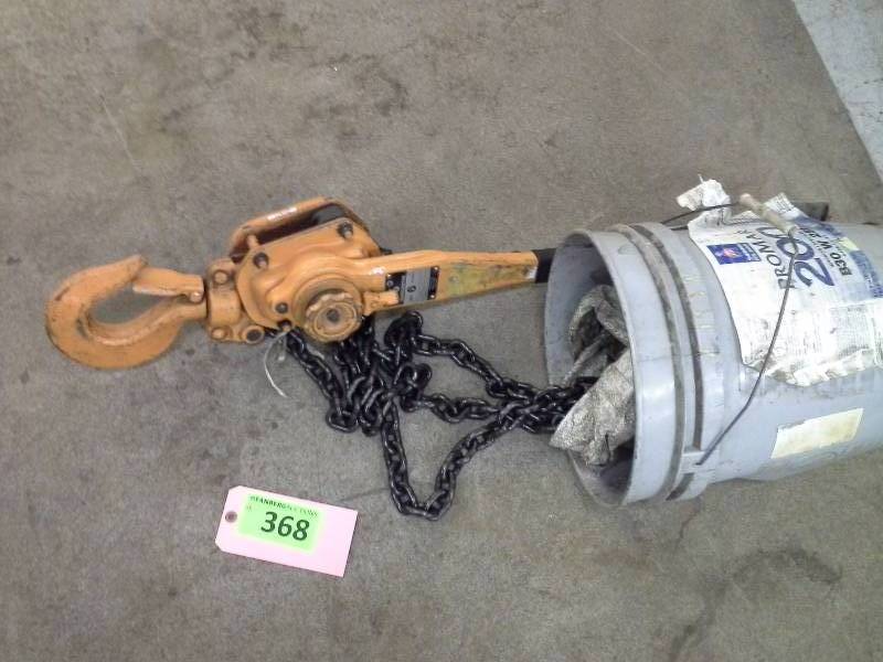 lot 368 image: Harrington LB060 30 6Ton Come Along