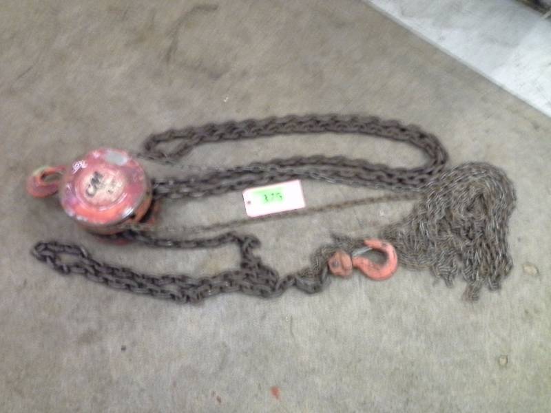 lot 375 image: CM Series 622 20 2 Ton Hoist