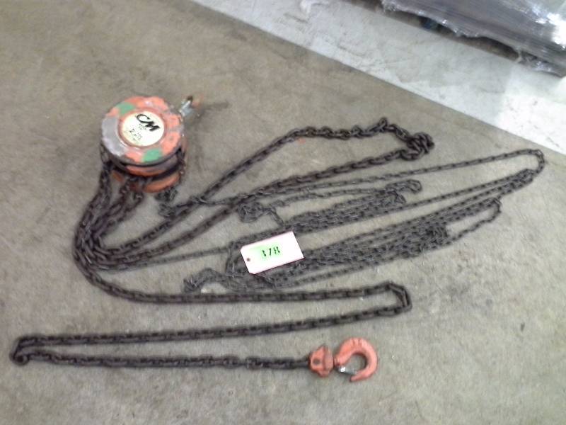 lot 378 image: CM Series 622 20 2 Ton Hoist