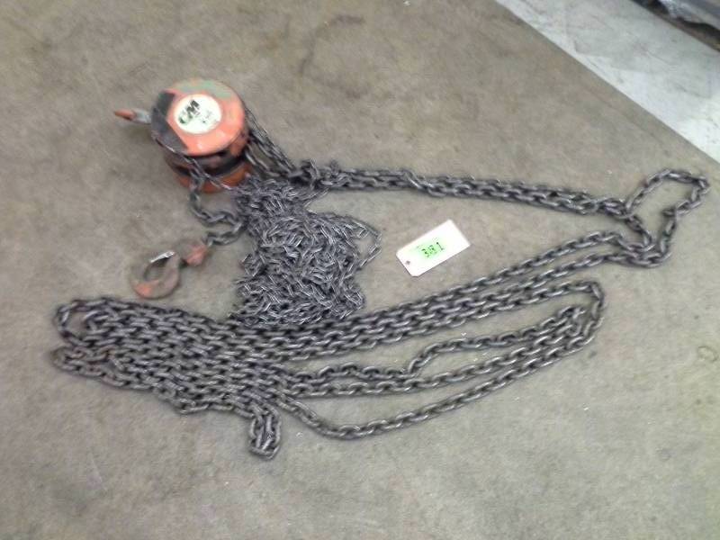 lot 381 image: CM Series 622 40 2 Ton Hoist