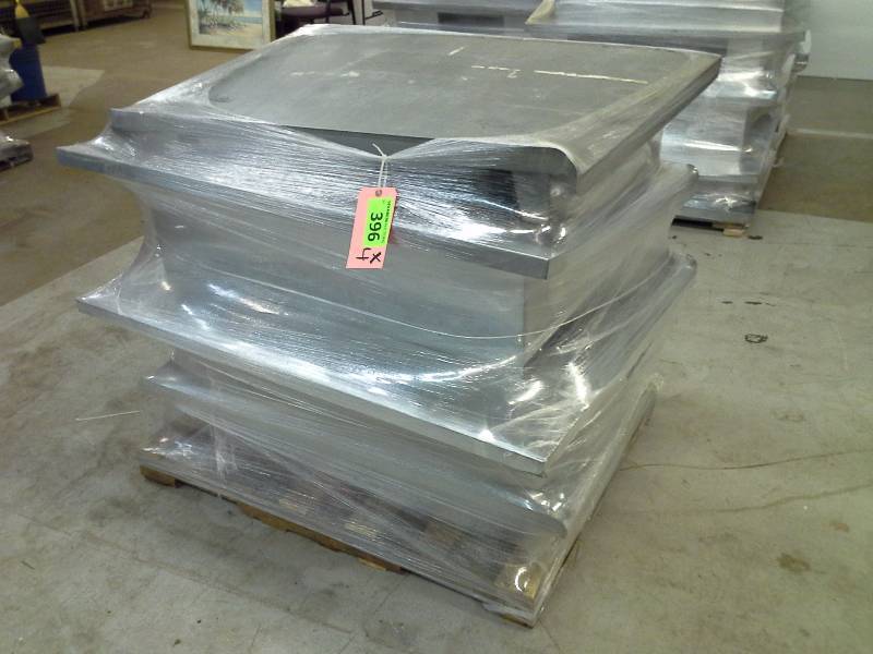 lot 396 image: (4) Blueprinting Tables 50x38x15
