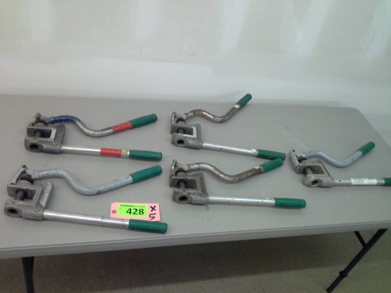 lot 428 image: (5) Greenlee 709 Metal Stud Punch
