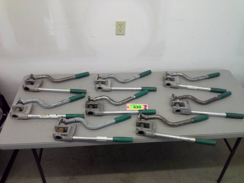 lot 430 image: (8) Greenlee 710 Metal Stud Punch