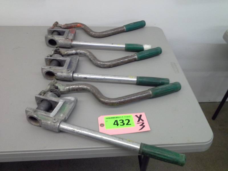 lot 432 image: (3) Greenlee 710 Metal Stud Punch