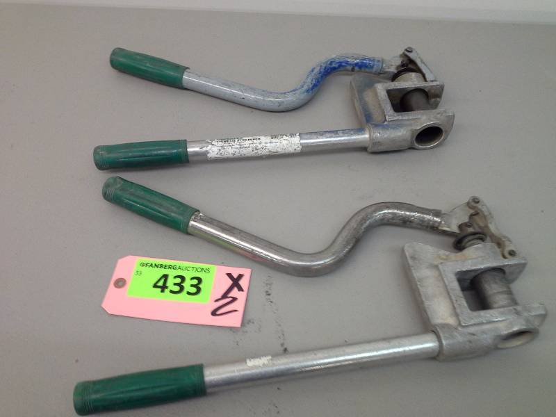 lot 433 image: (2) Greenlee 710 Metal Stud Punch