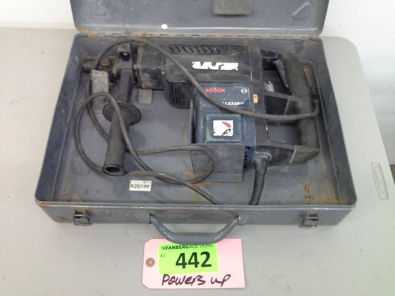 lot 442 image: Bosch 11232EVS Rotary Hammer