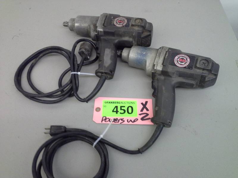 lot 450 image: (2) Black and Decker 2670 12 Impact Wrench