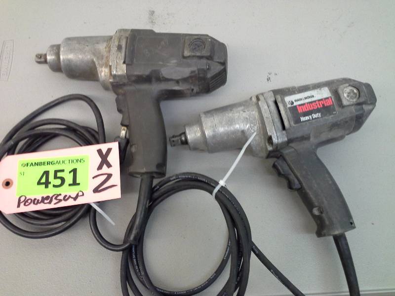 lot 451 image: (2) Black and Decker 2670 12 Impact Wrench