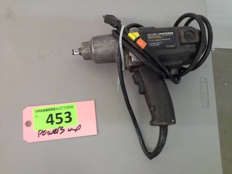 lot 453 image: Craftsman 12 Impact Wrench