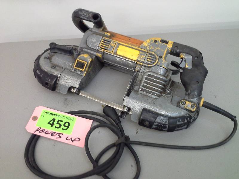 lot 459 image: DeWalt Portable Band Saw